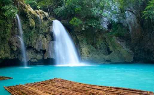 Chutes d'eau, Samboan, Philippines