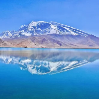 Lac Kalakuri, Kashgar, Gansu, Chine