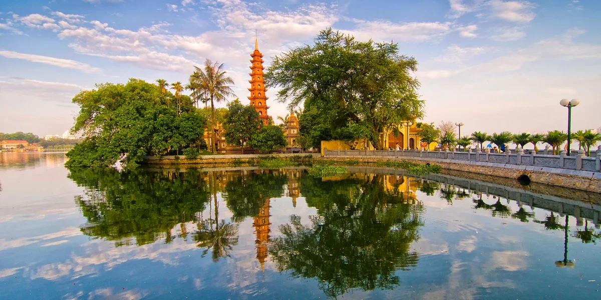 Pagode,Tran Quoc, Hanoi, Vietnam