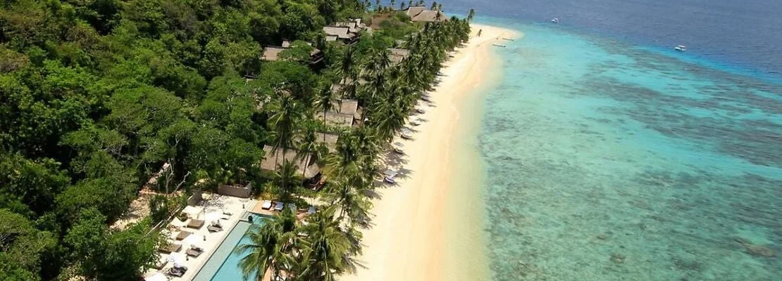 Pangulasian Island Resort, vue d'ensemble, El Nido, Philippines