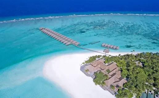 Meeru Island Resort, vue d'ensemble, Maldives