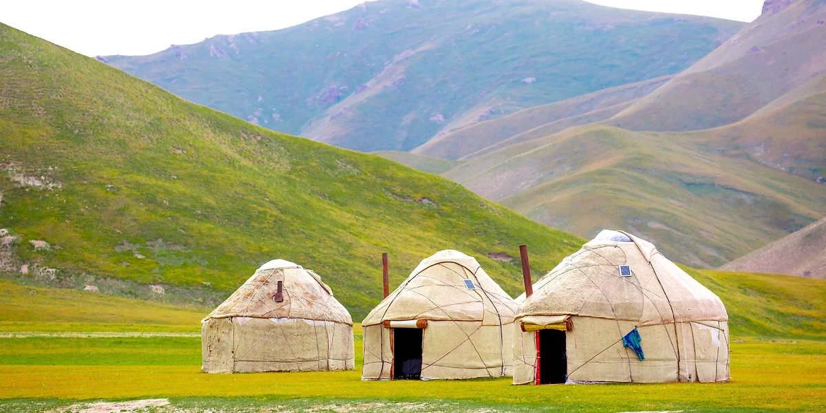 Yourtes, Kirghizistan