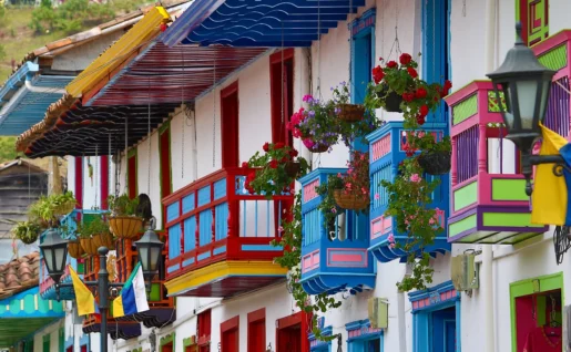 Façades, Salento, Colombie