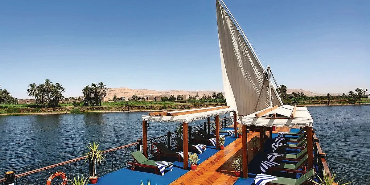 Pont supérieur, dahabeya Merit, Egypte