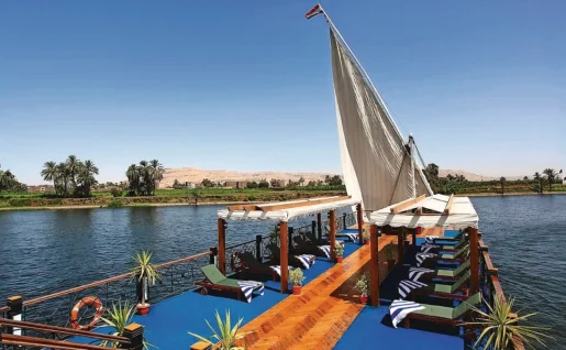 Pont supérieur, dahabeya Merit, Egypte