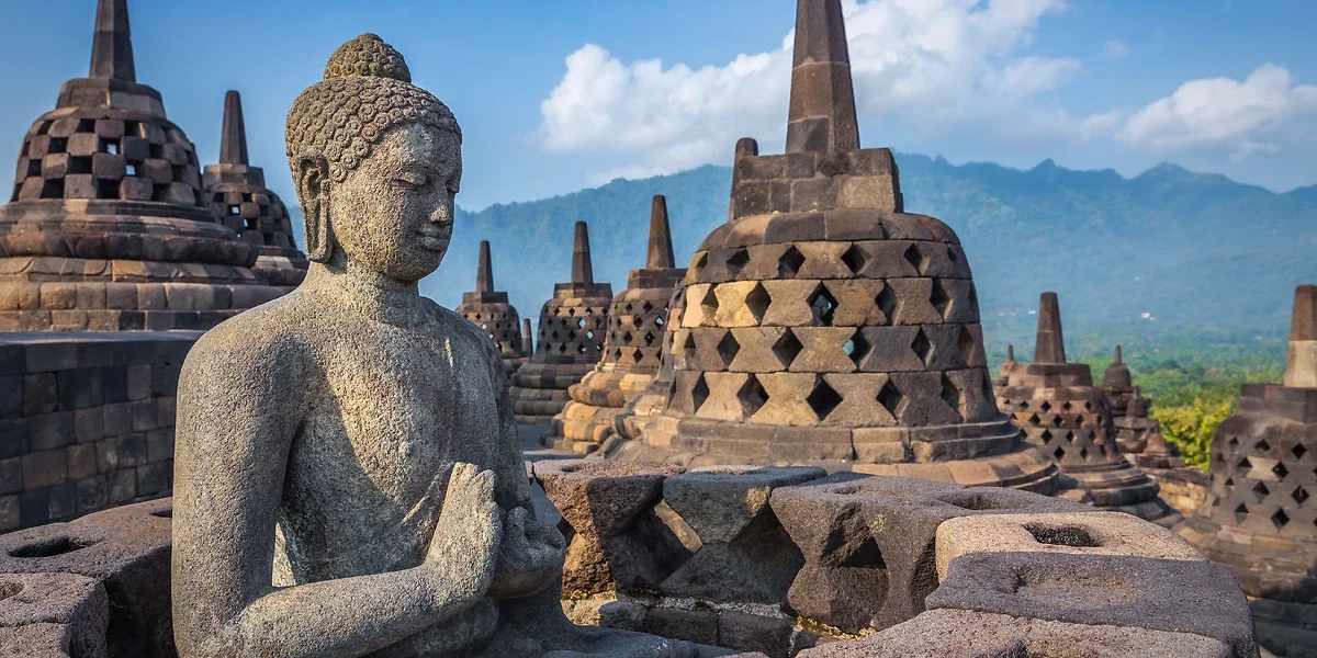 Temple de Borobudur, Java, Indonésie