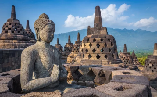 Temple de Borobudur, Java, Indonésie