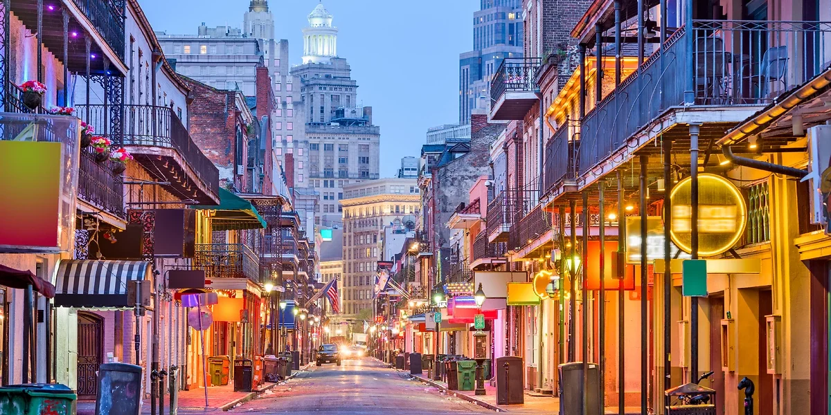 Bourbon Street, La Nouvelle-Orléans, Louisiane, États-Unis