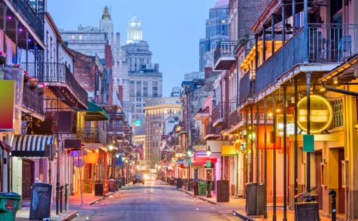Bourbon Street, La Nouvelle-Orléans, Louisiane, États-Unis