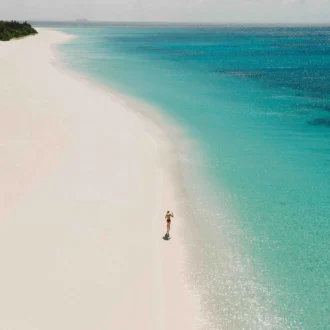 Amanpulo, plage, Palawan, Philippines