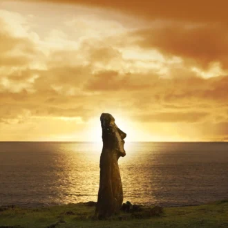 Moaï, Ahu Tongariki, Île de Pâques, Chili