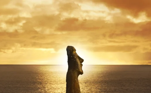 Moaï, Ahu Tongariki, Île de Pâques, Chili
