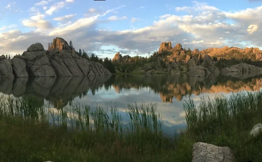 Lac Sylvan Lake, Black Hills, Dakota du sud, États-Unis