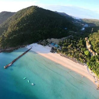 Taaras Beach Resort, vue d'ensemble, Redang, Malaisie