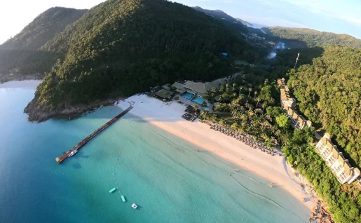 Taaras Beach Resort, vue d'ensemble, Redang, Malaisie