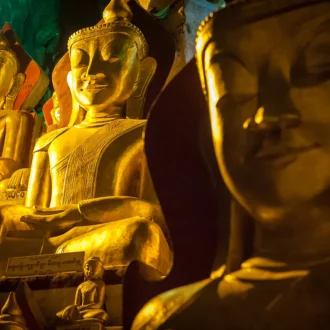 Statues de Bouddha, Grotte Pindaya, Myanmar