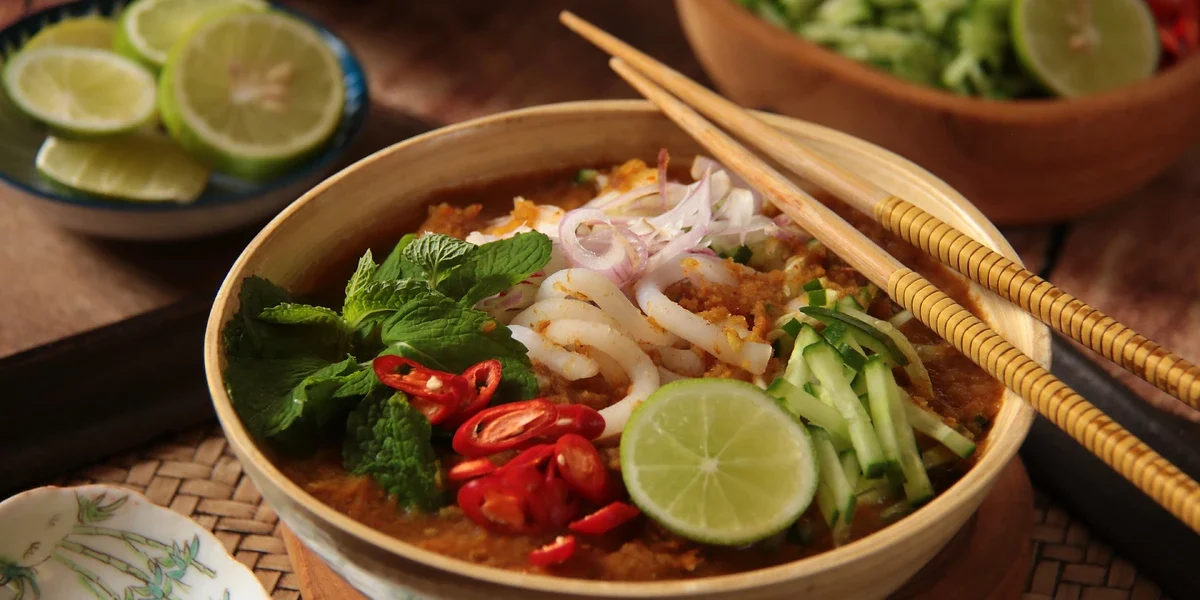 Laksa (soupe de nouilles au poisson), Singapour