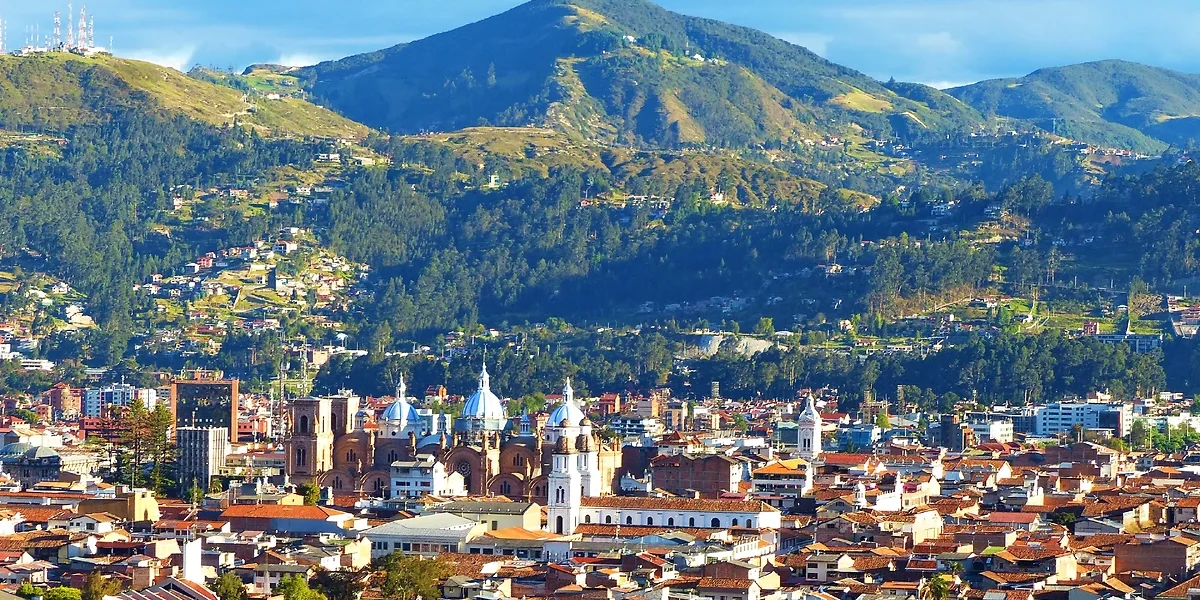 Vue panoramique de Cuenca, Equateur