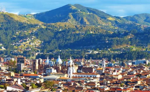 Vue panoramique de Cuenca, Equateur