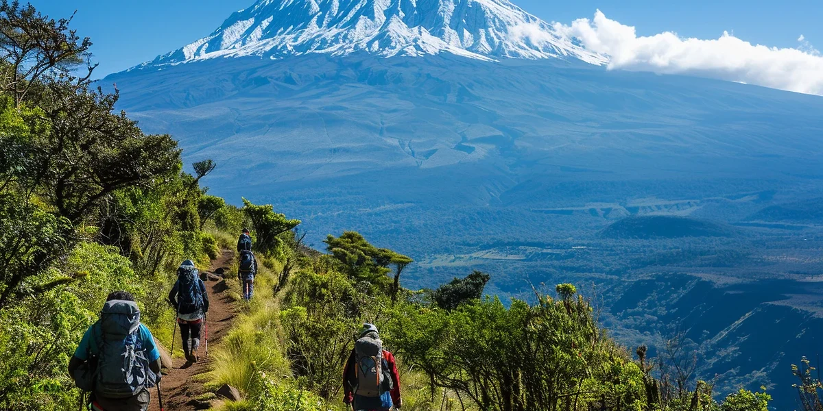 Randonnée, Kilimandjaro, Tanzanie