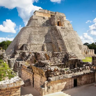 Pyramide du Magicien, cité maya d'Uxmal, Yucatan, Mexique