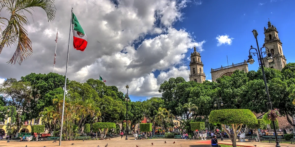 Place, Mérida, Yucatan, Mexique