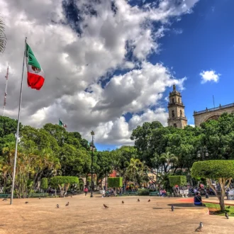 Place, Mérida, Yucatan, Mexique