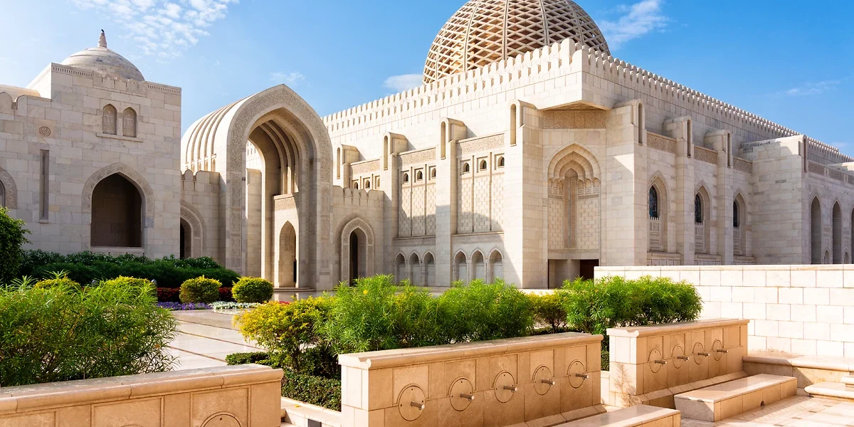 Mosquée du sultan Qaboos, Mascate, Oman
