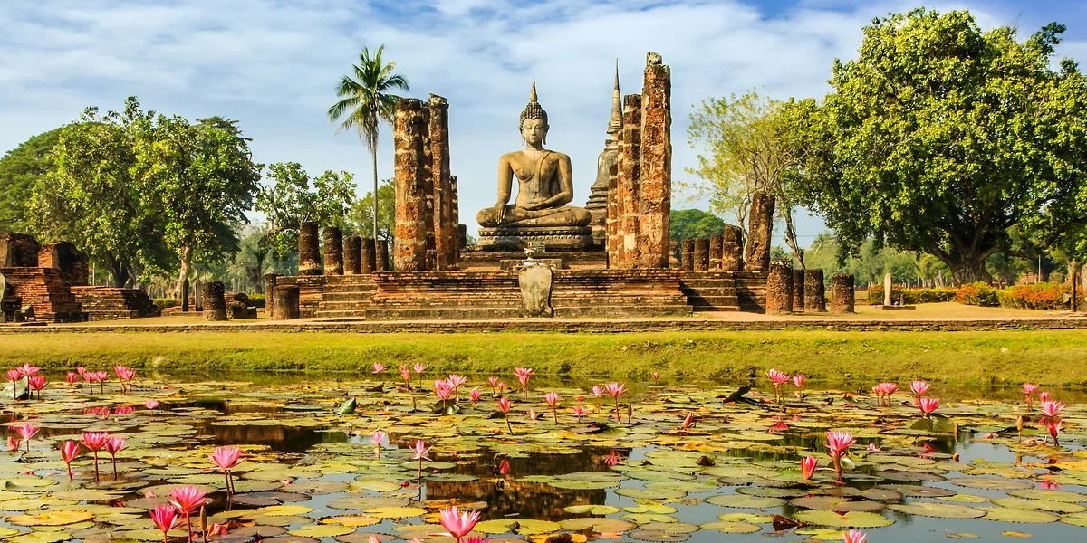 Wat Mahathat, Sukhothai, Thaïlande