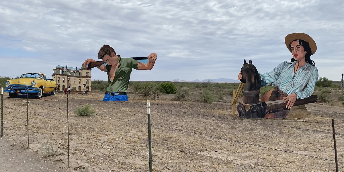 Giant Marfa Mural, Marfa, Texas