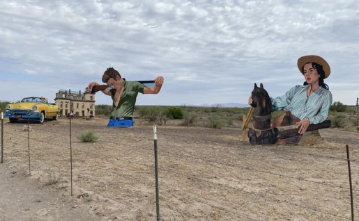Giant Marfa Mural, Marfa, Texas