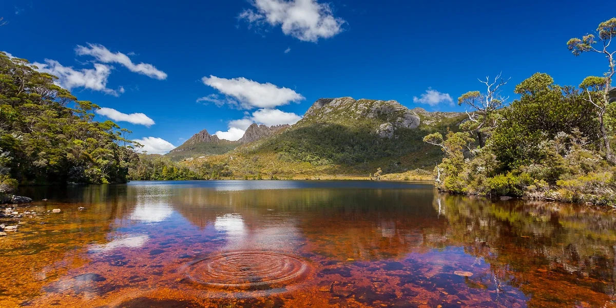 Cradle Mountain et Dove Lake, Cradle Mountain Lake St Clair National Park, Tasmanie, Australie