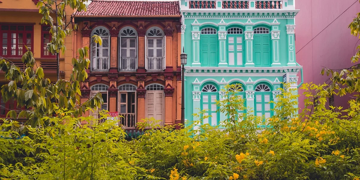 Architecture colorée, Singapour