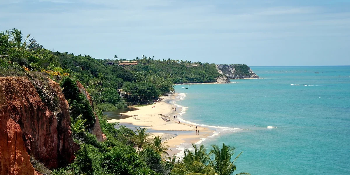 Plage d'Espelhio, Trancoso, Bahia, Brésil