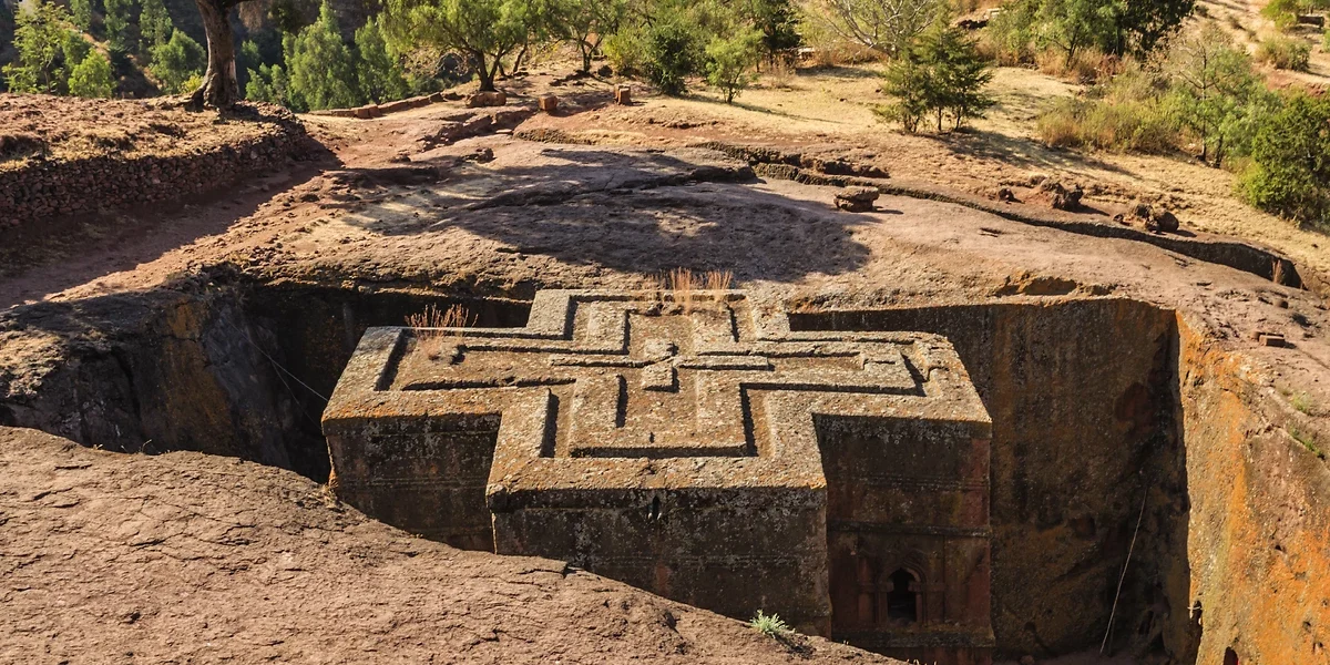 Eglise Saint George, Lalibela, Ethiopie