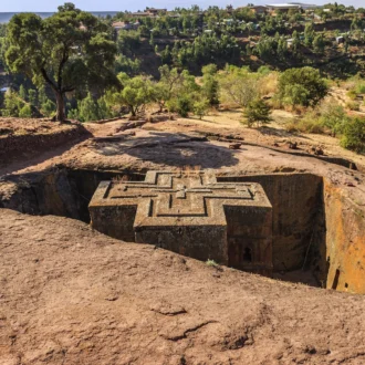 Eglise Saint George, Lalibela, Ethiopie
