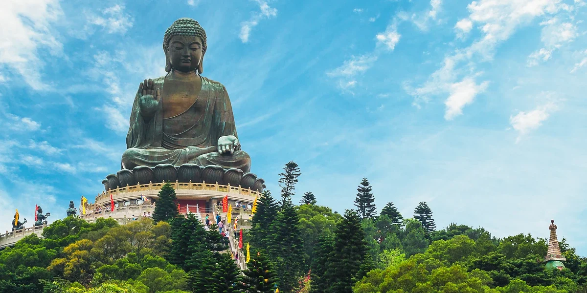 Bouddha Tian Tan, Monastère Po Lin, Île de Lantau, Hong Kong