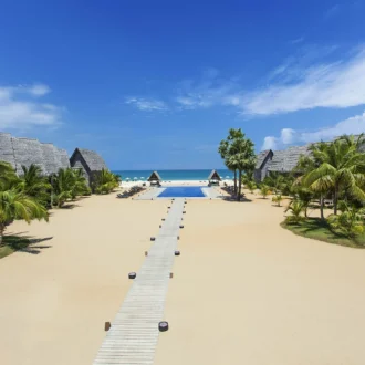 Vue de l'hôtel Maalu Maalu Resort & Spa, Passikudah, Sri Lanka