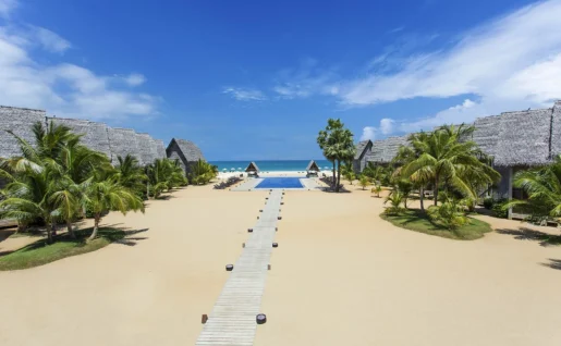 Vue de l'hôtel Maalu Maalu Resort & Spa, Passikudah, Sri Lanka