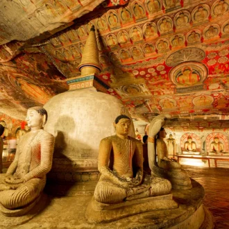 Grottes Sacrées, Dambulla, Sri Lanka