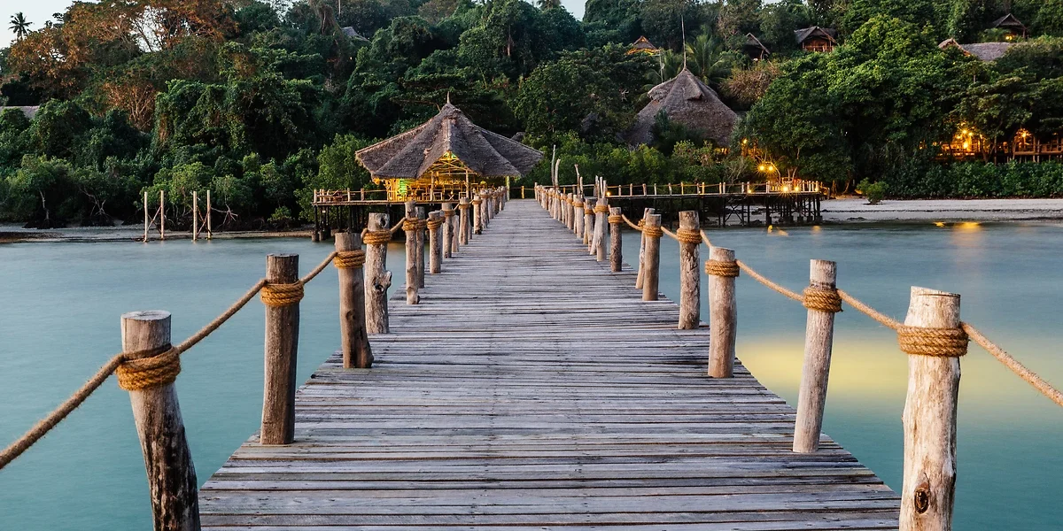 Jetée, Fundu Lagoon, Pemba, Zanzibar