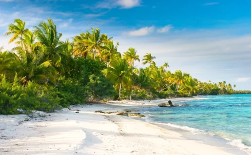 Plage, Fakarava, Polynésie Française