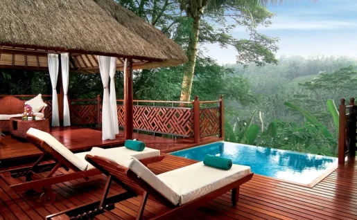 iver view pool villa, Kupu Kupu Barong, Ubud, Bali, Indonésie