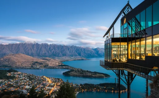 Vue sur Queenstown, South Island, Nouvelle-Zélande