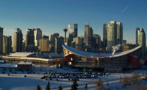 Calgary en hiver, Alberta, Canada