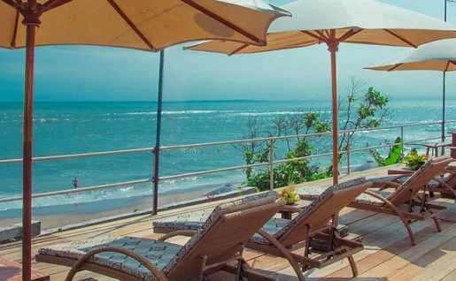 Tugu Bali, vue mer, Bali, Indonésie