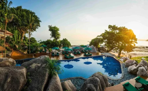 Piscine, Banyan Tree Bintan, Indonésie