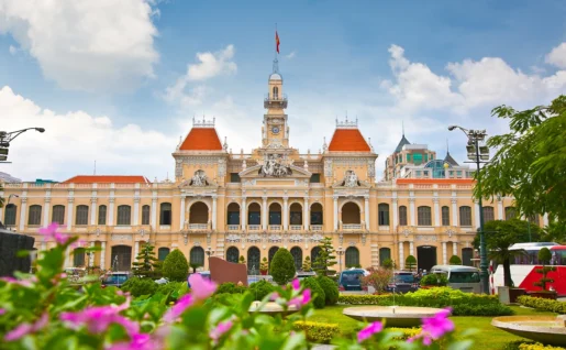 Hôtel de Ville, Ho Chi Minh Ville, Vietnam