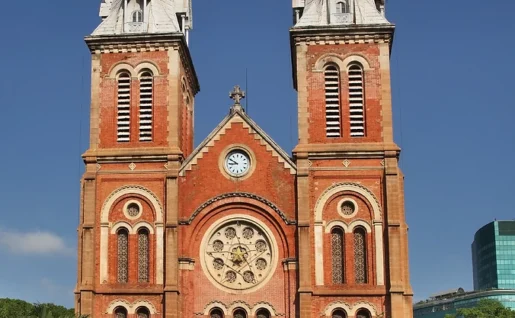 Cathédrale, Ho Chi Minh, Vietnam