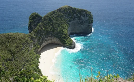 Vue aérienne de Tanjung Benoa, Bali, Indonésie